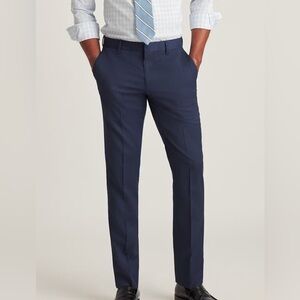 Bonobos blue dress wool pants 33/30 slim fit